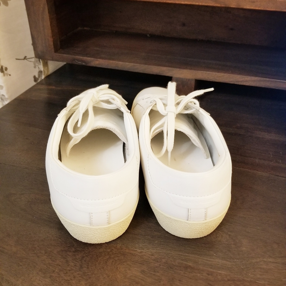 Mens White Saint Laurent Court Classic Sneakers - Picture 3 of 4